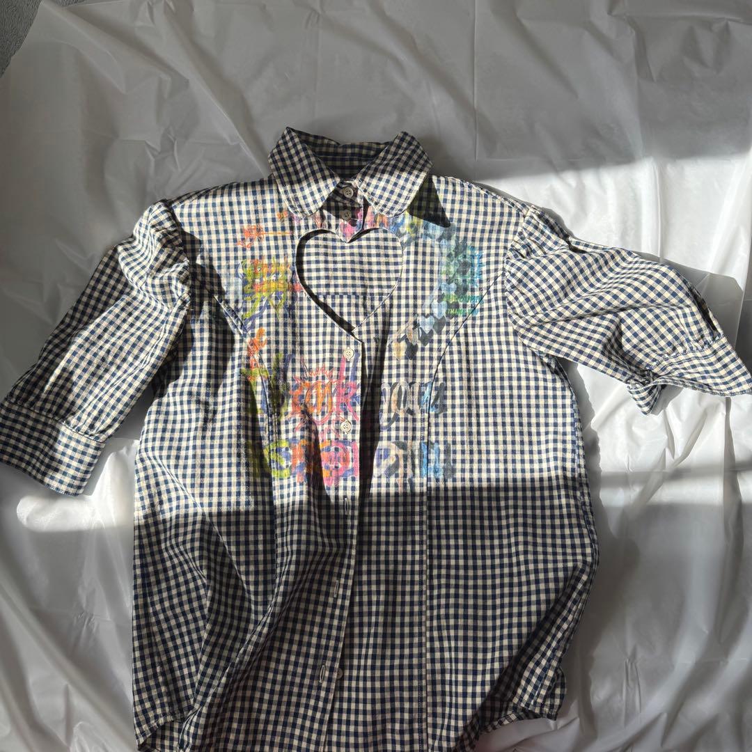 Vivienne Westwood ペイントチェックシャツ