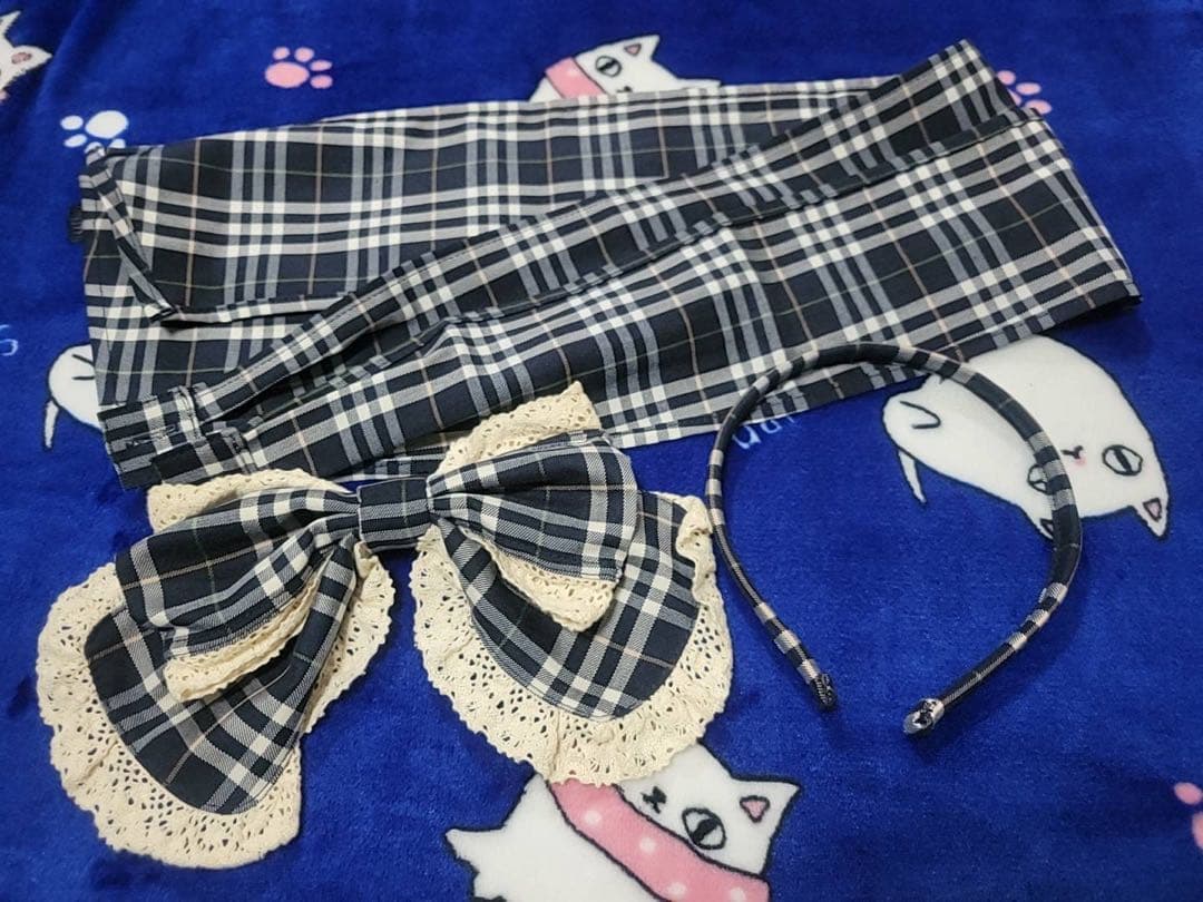 ALICE and the PIRATES タータンチェックジャンパースカート