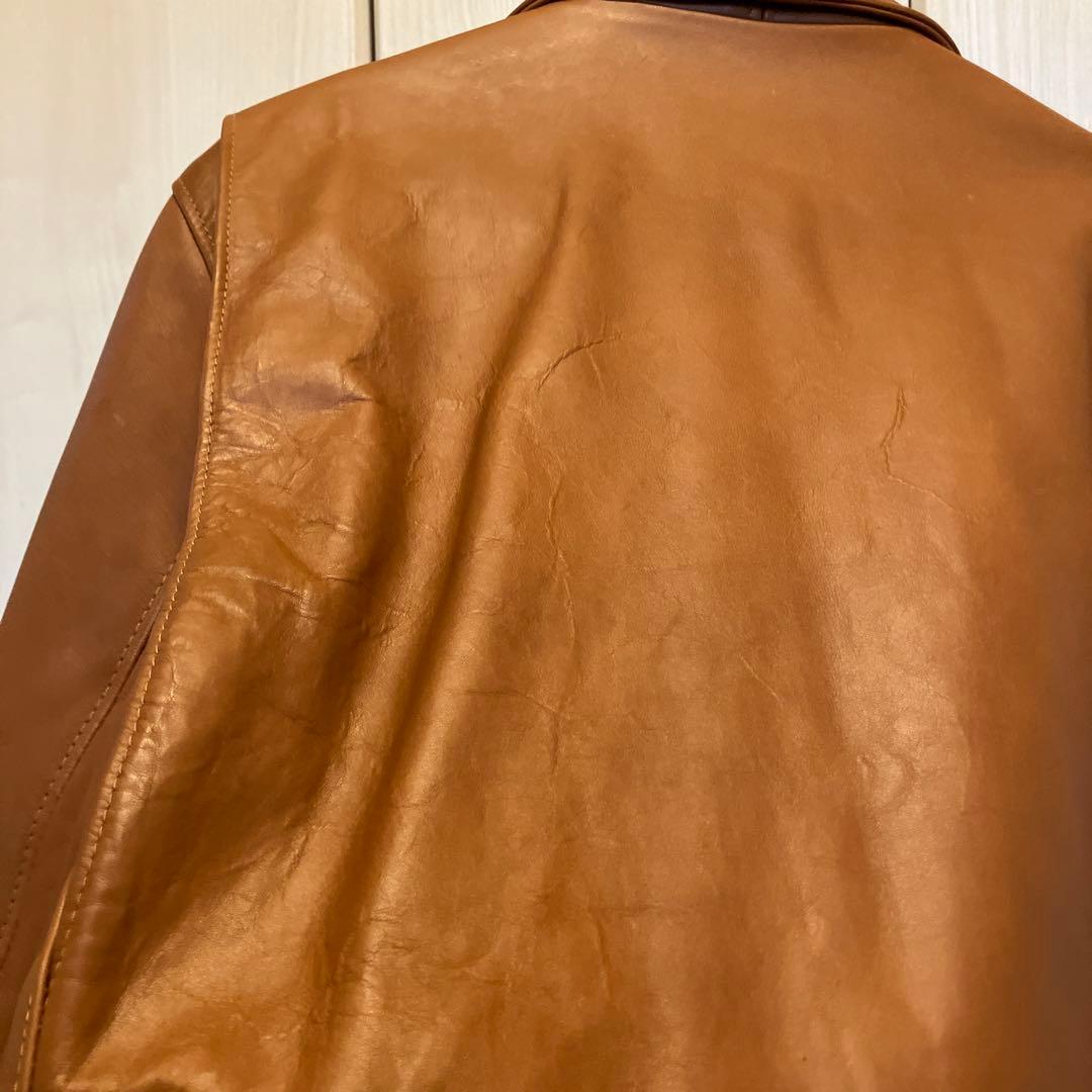 ショット レザージャケット トラッカー シングル キングサイズ 44