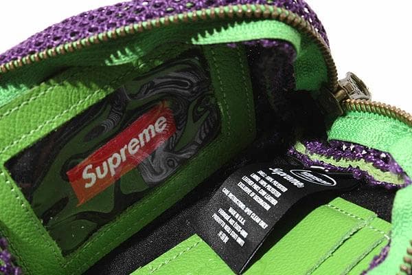 シュプリーム Vanson Leathers メッシュ ウエストバッグ