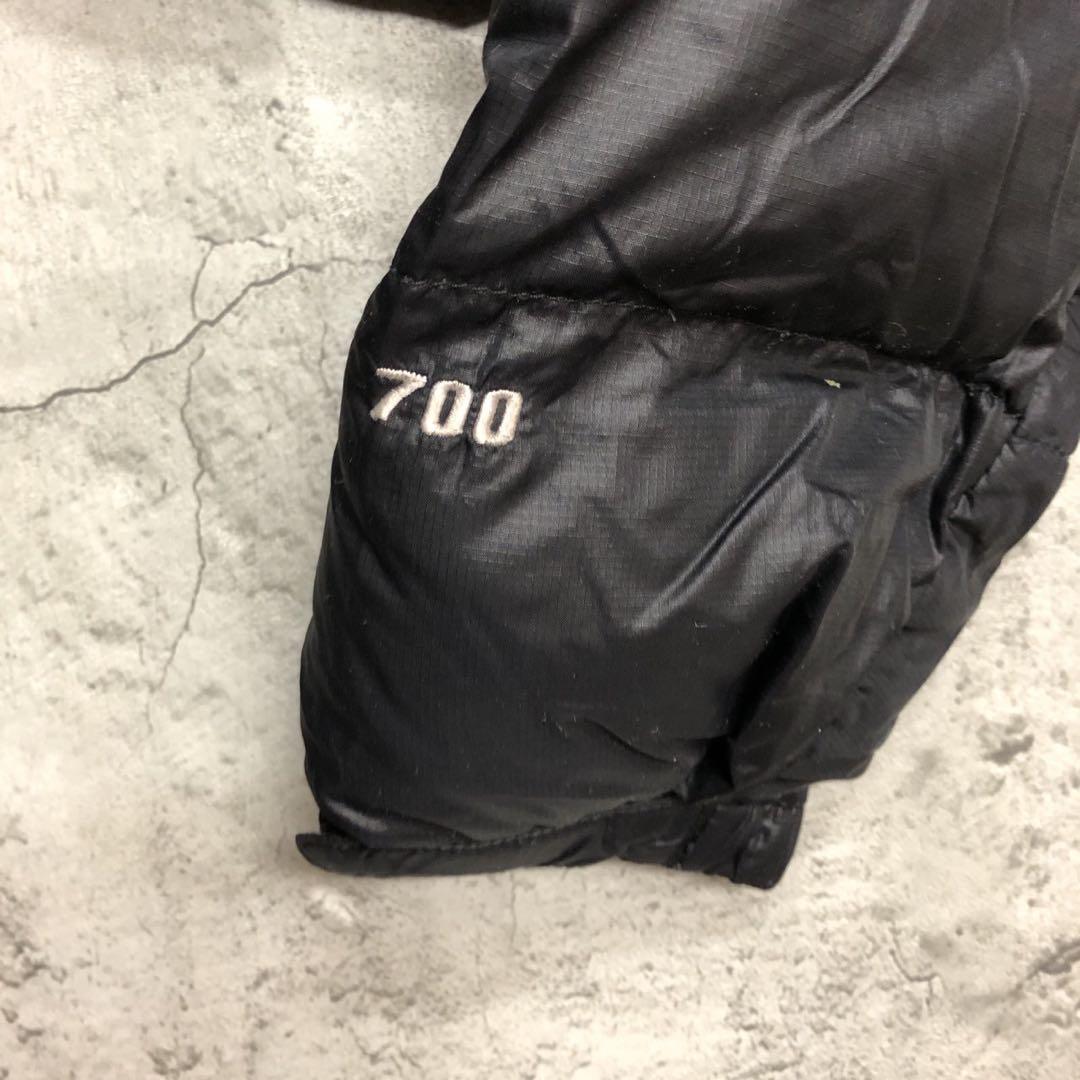 ザノースフェイス　700フィル　ヌプシ　ダウンジャケット　ブラック　メンズL