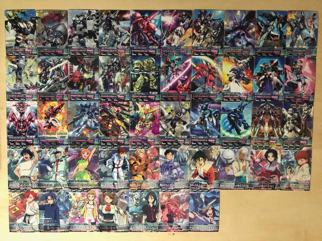 ガンダムトライエイジ　BG1～BG6　287種287枚　レア・コモン　フルコンプ