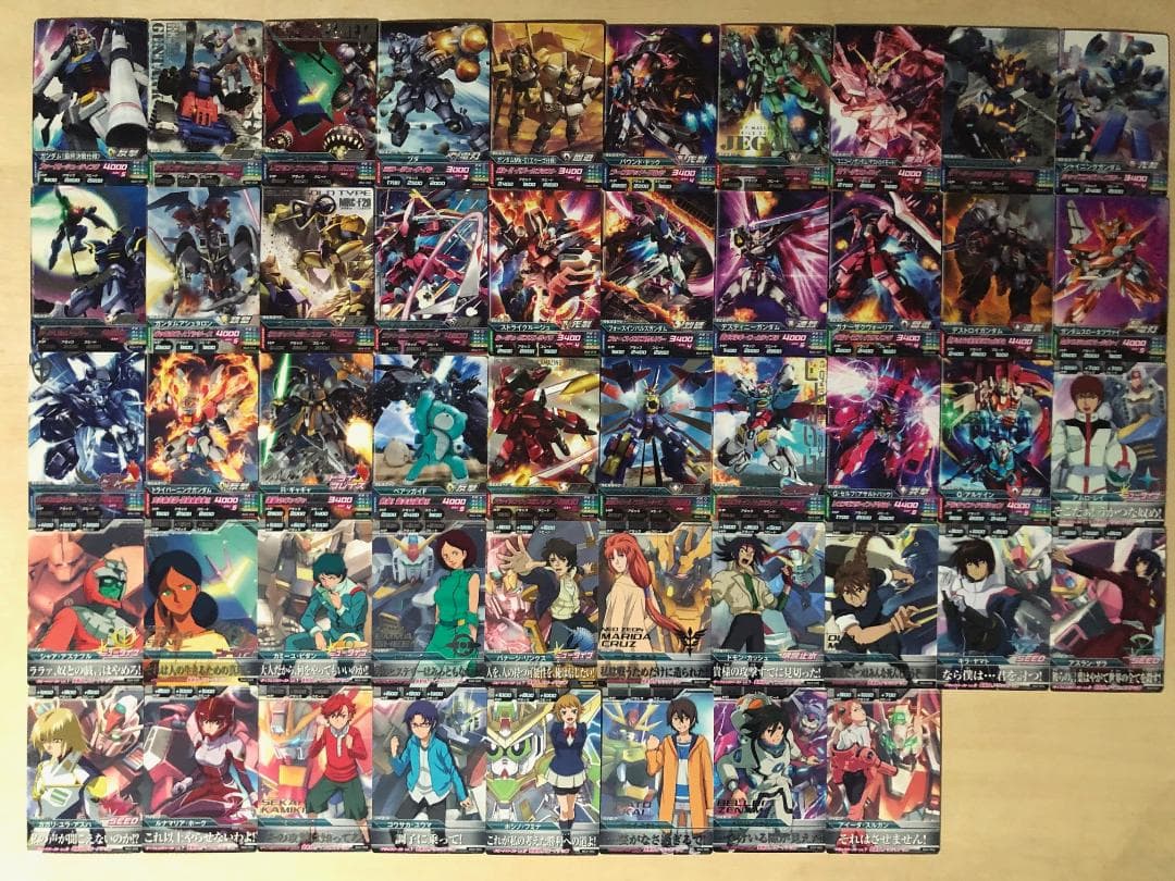 ガンダムトライエイジ　BG1～BG6　287種287枚　レア・コモン　フルコンプ
