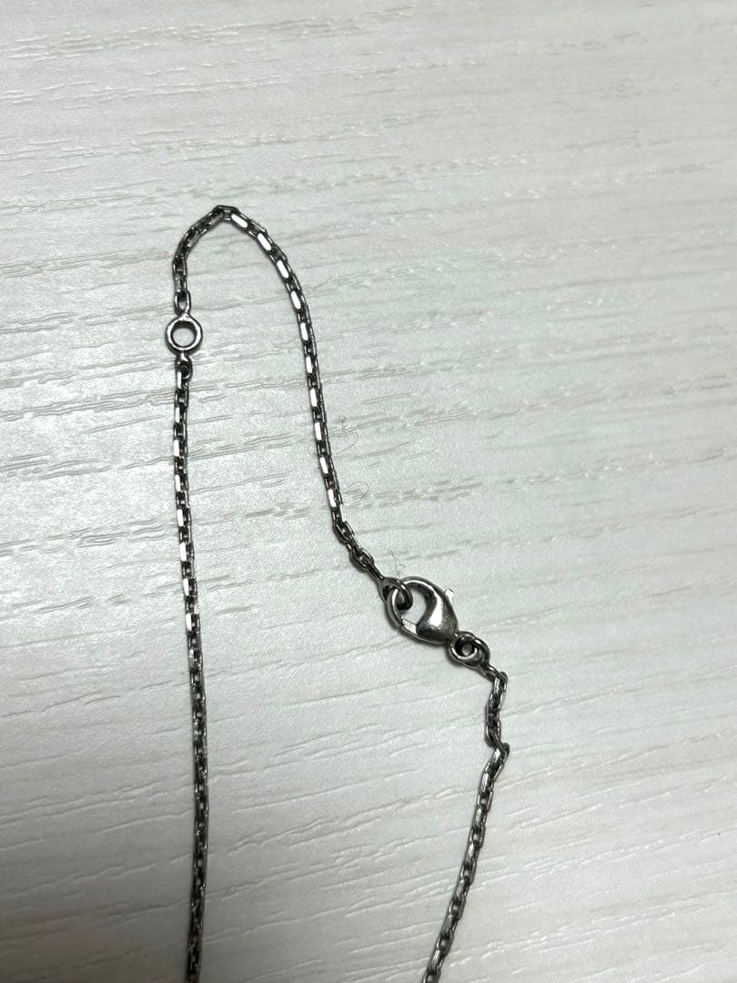 エルメス オーマイヨン ネックレス シルバー ブラック