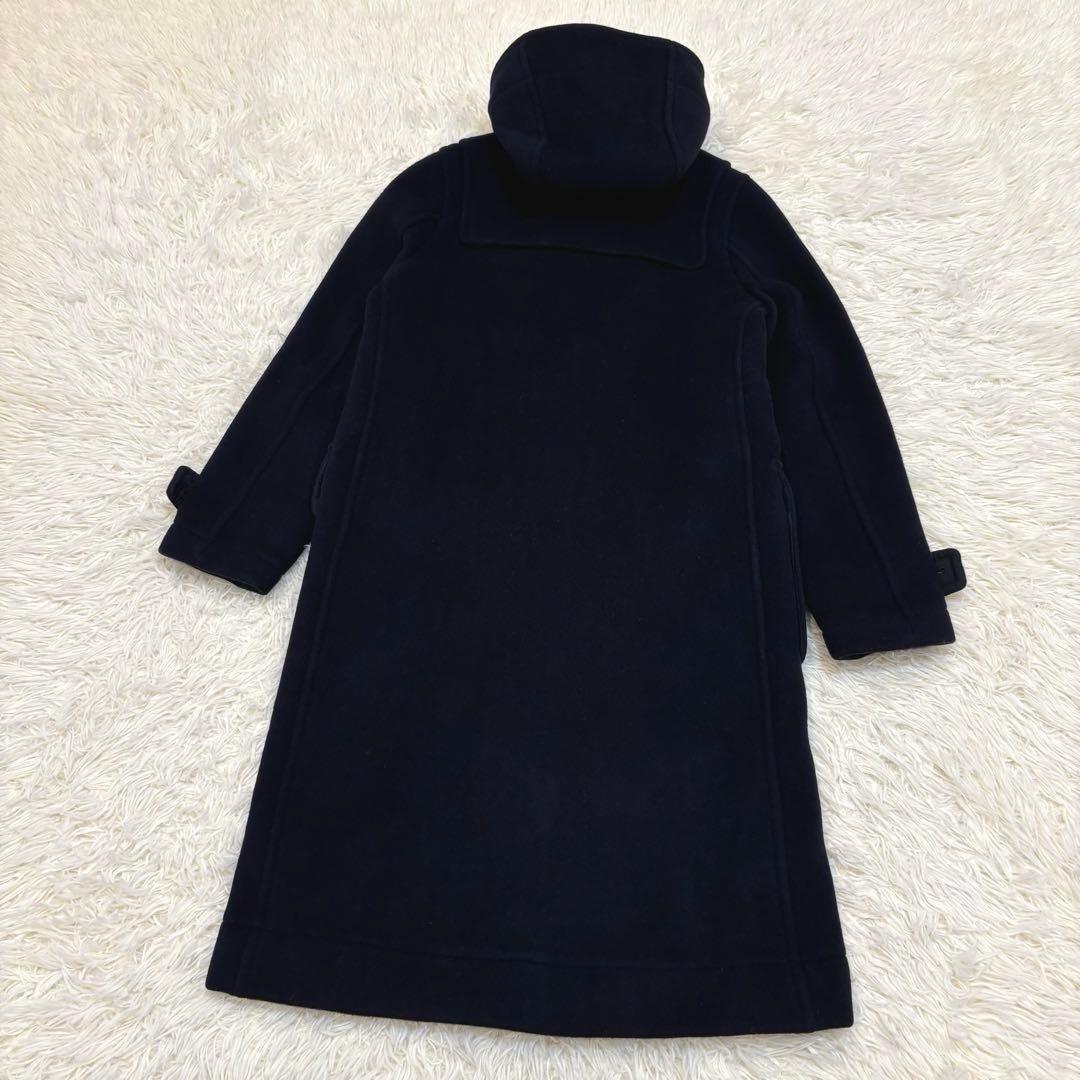 ロンドントラディション　フード付きダッフルコート　(F)　黒　イギリス製