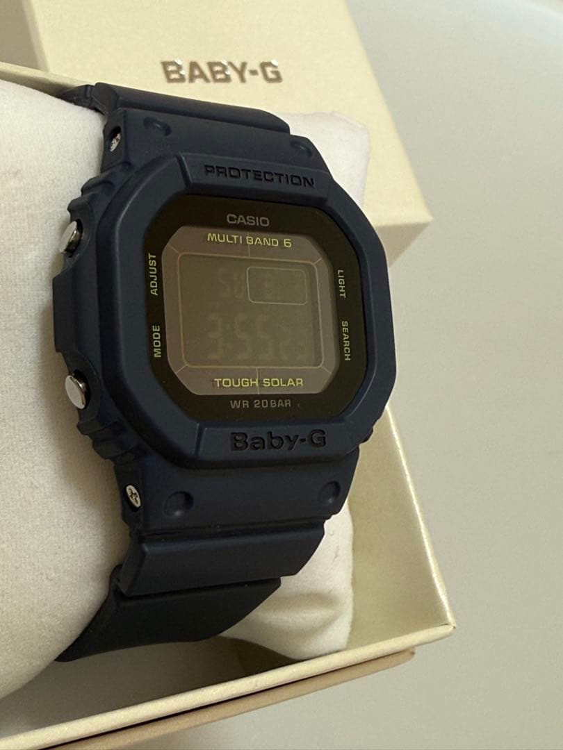 Baby-G BGD-5000U-2JF 電波ソーラー未使用に近い美品　ネイビー