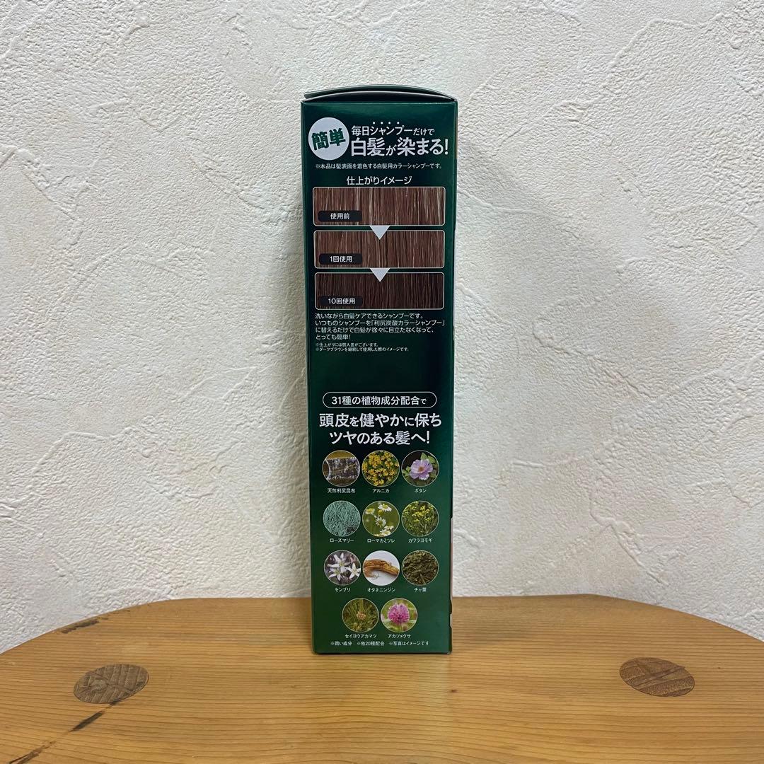新品・未使用＊利尻炭酸カラーシャンプー ヘアカラートリートメント☆ダークブラウン