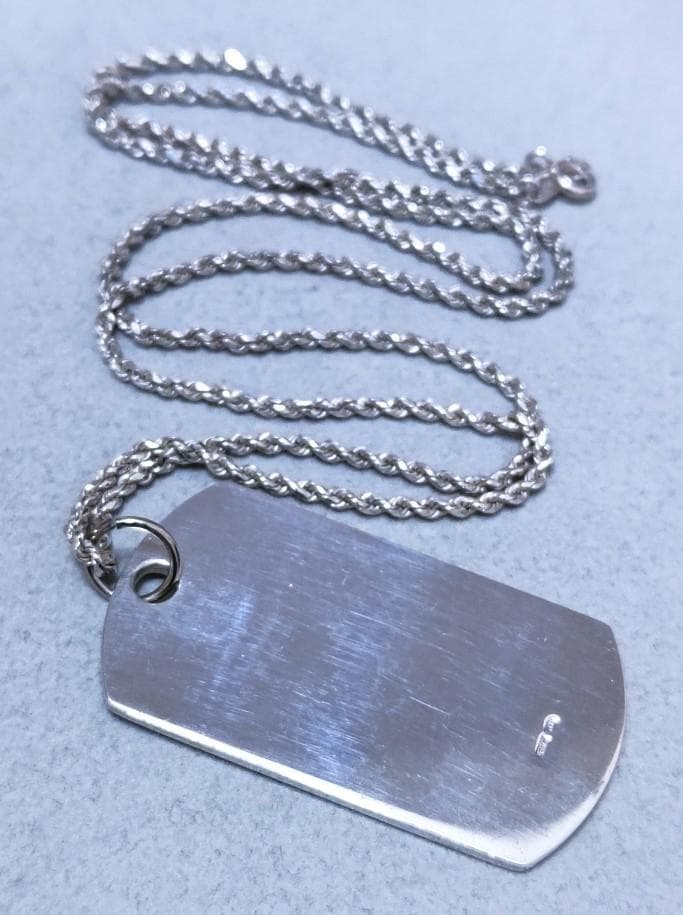 Gucci　グッチ　SV925　ドックタグ　ネックレストップ　39972