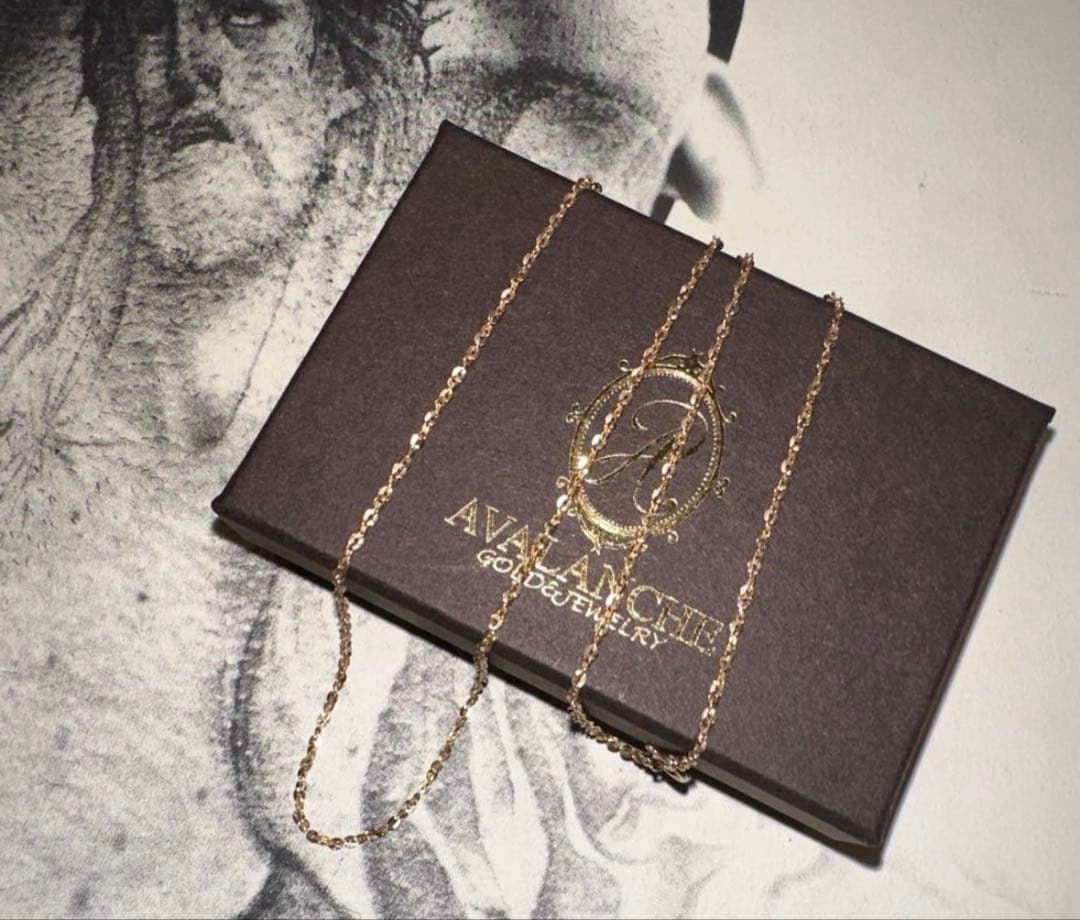 Avalanche K10 YG ネックレス　45cm チェーン　アヴァランチ