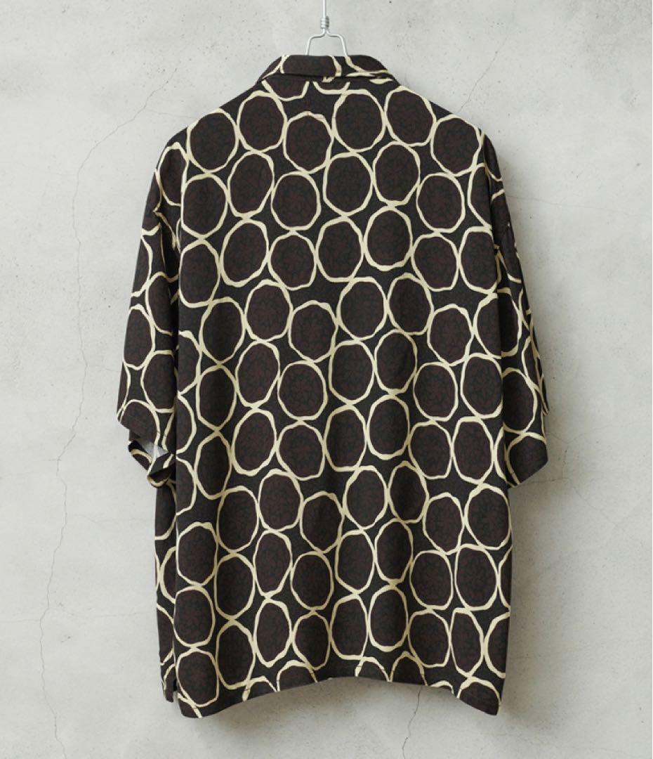 Towncraft x WAIPER 半袖シャツ ブラック/ソフトイエロー