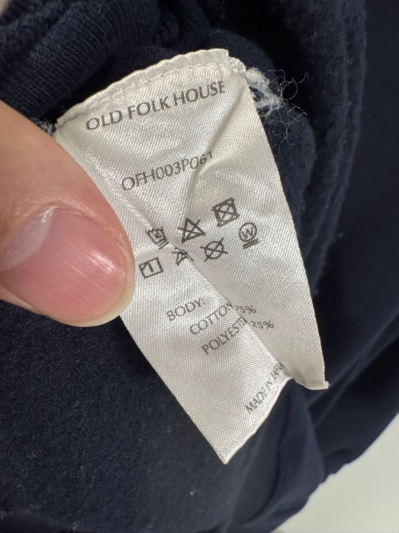 old folk house スウェット ネイビー サイズ2