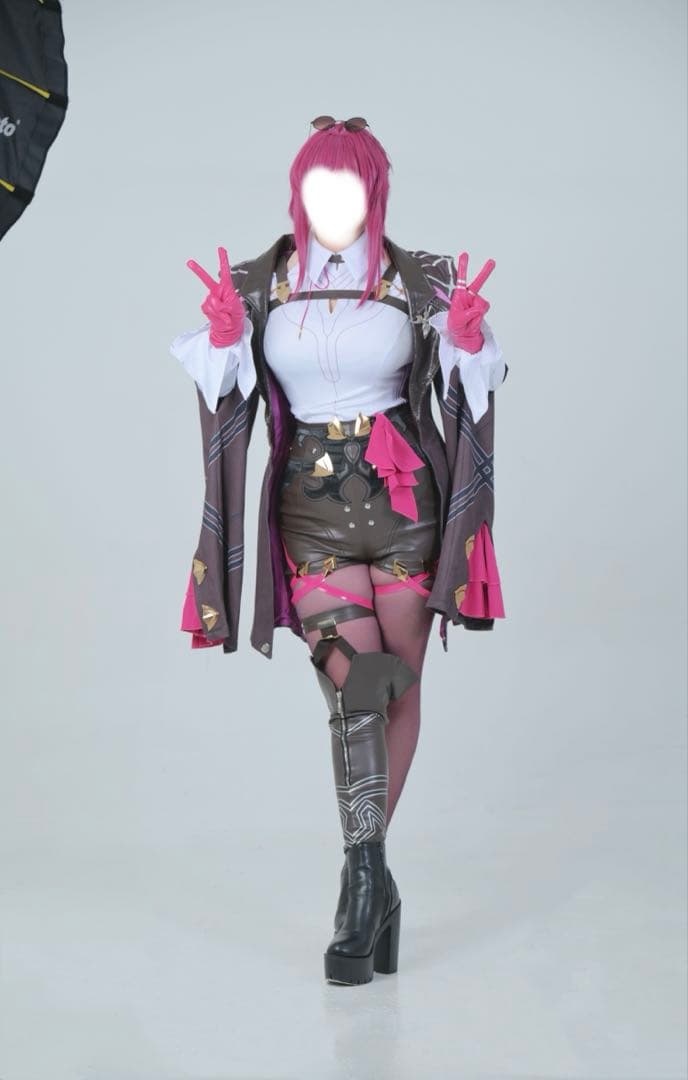 三分妄想製 XLサイズ カフカ 崩壊スターレイル ウィッグ付き 1/23まで