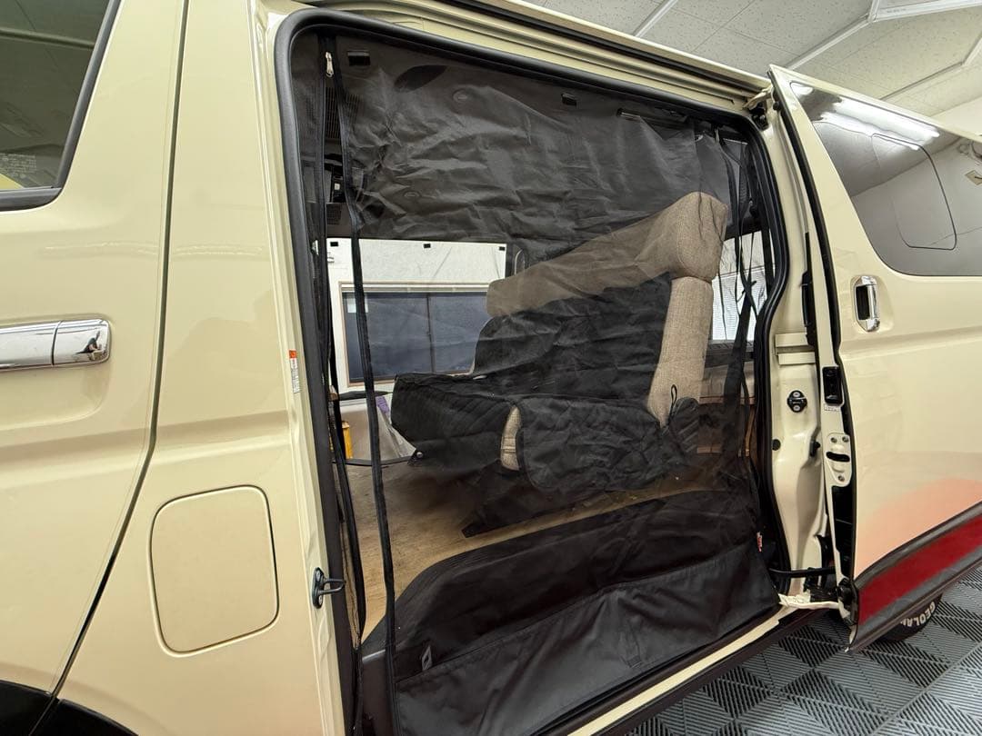 美品　ユーアイビークル　防虫ネット　3面セット　蚊帳　ハイエース　スーパーGL