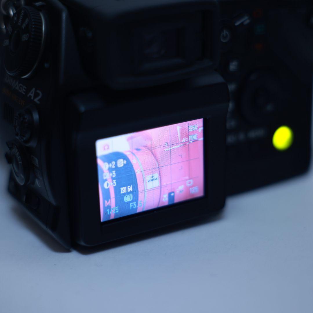 スマホ転送可 デジタルカメラ MINOLTA Dimage　A2 CFカード等付