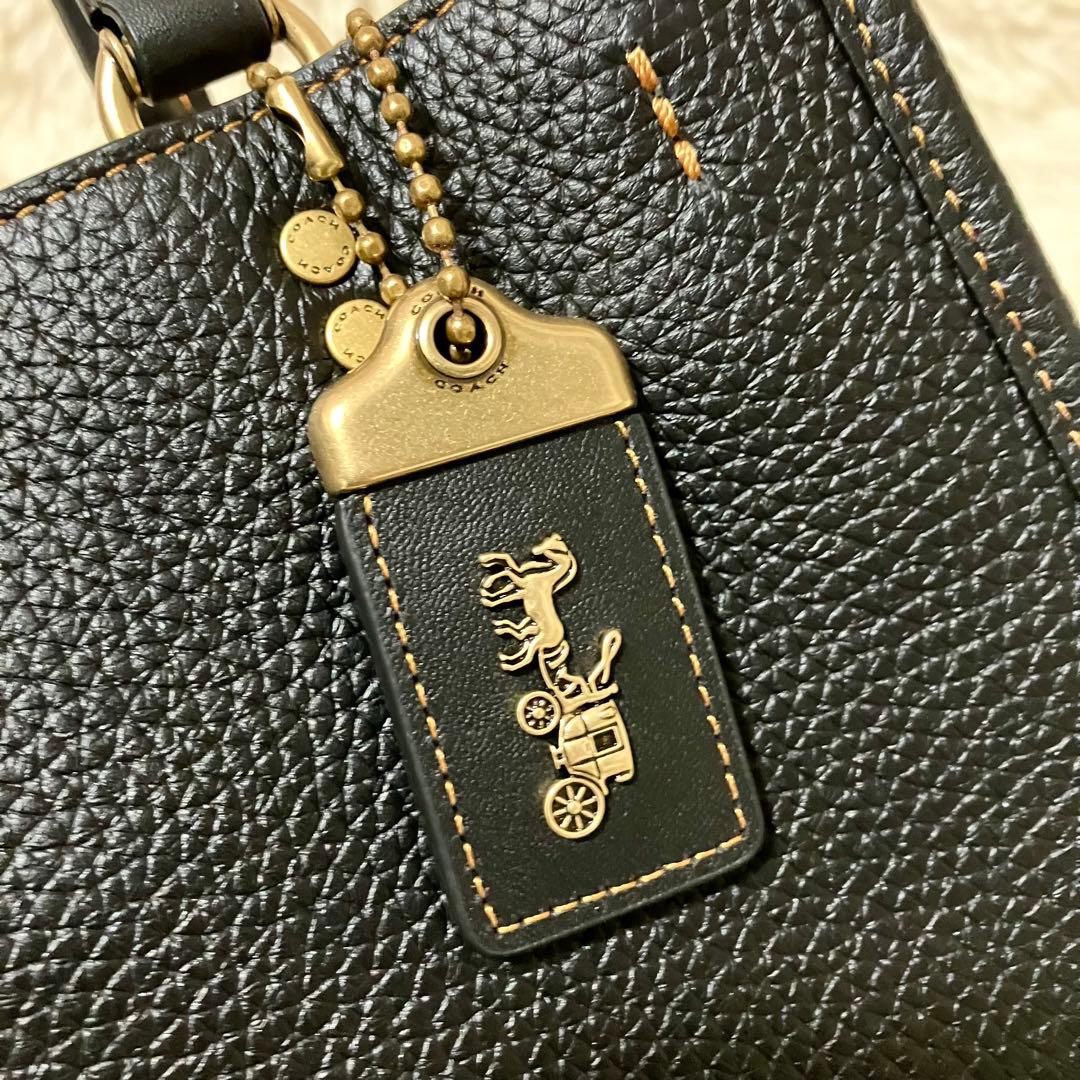 【未使用級】 COACH ローグ25 2way ブラック CI767