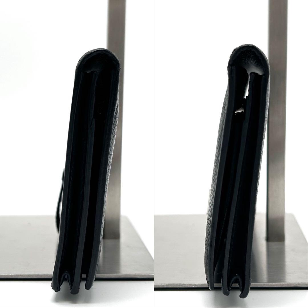 エルメス ベアン 長財布 ⬜︎J刻印 シルバー金具 メンズ H金具 ブラック 小銭