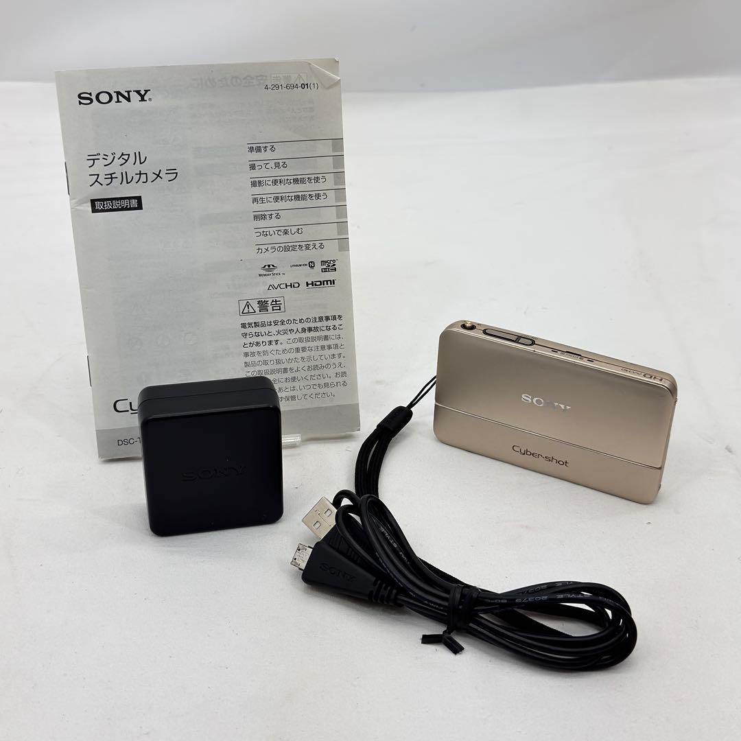 【美品】SONY Cyber-shot DSC-TX55 ゴールド　コンデジ