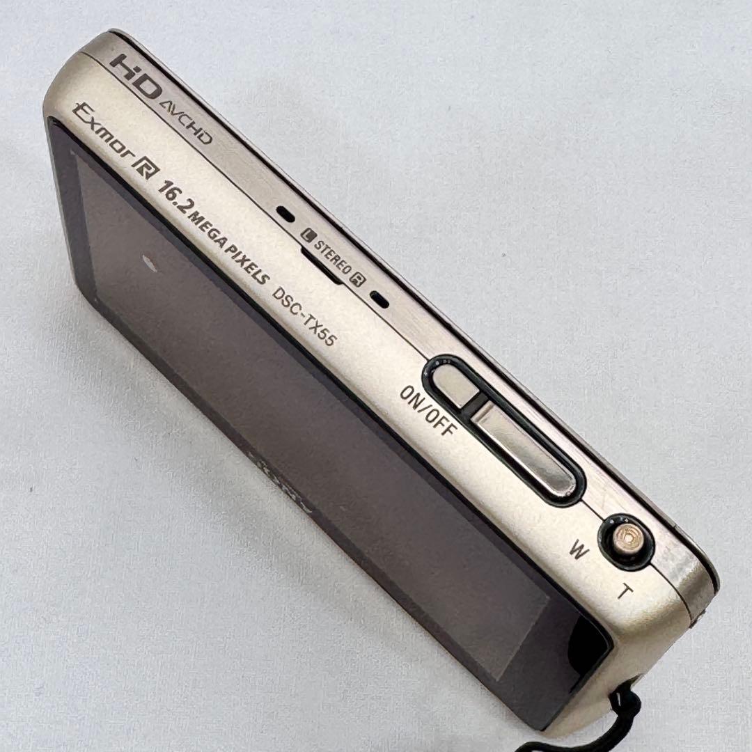 【美品】SONY Cyber-shot DSC-TX55 ゴールド　コンデジ