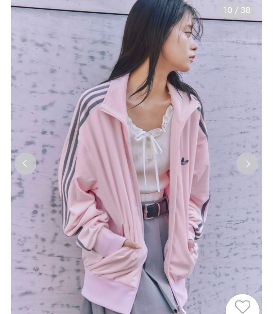 アディダス　ファイヤーバード トラックトップ ベロア FOR スナイデル