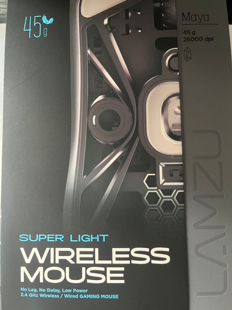 lamzu maya 4kドングル付き black