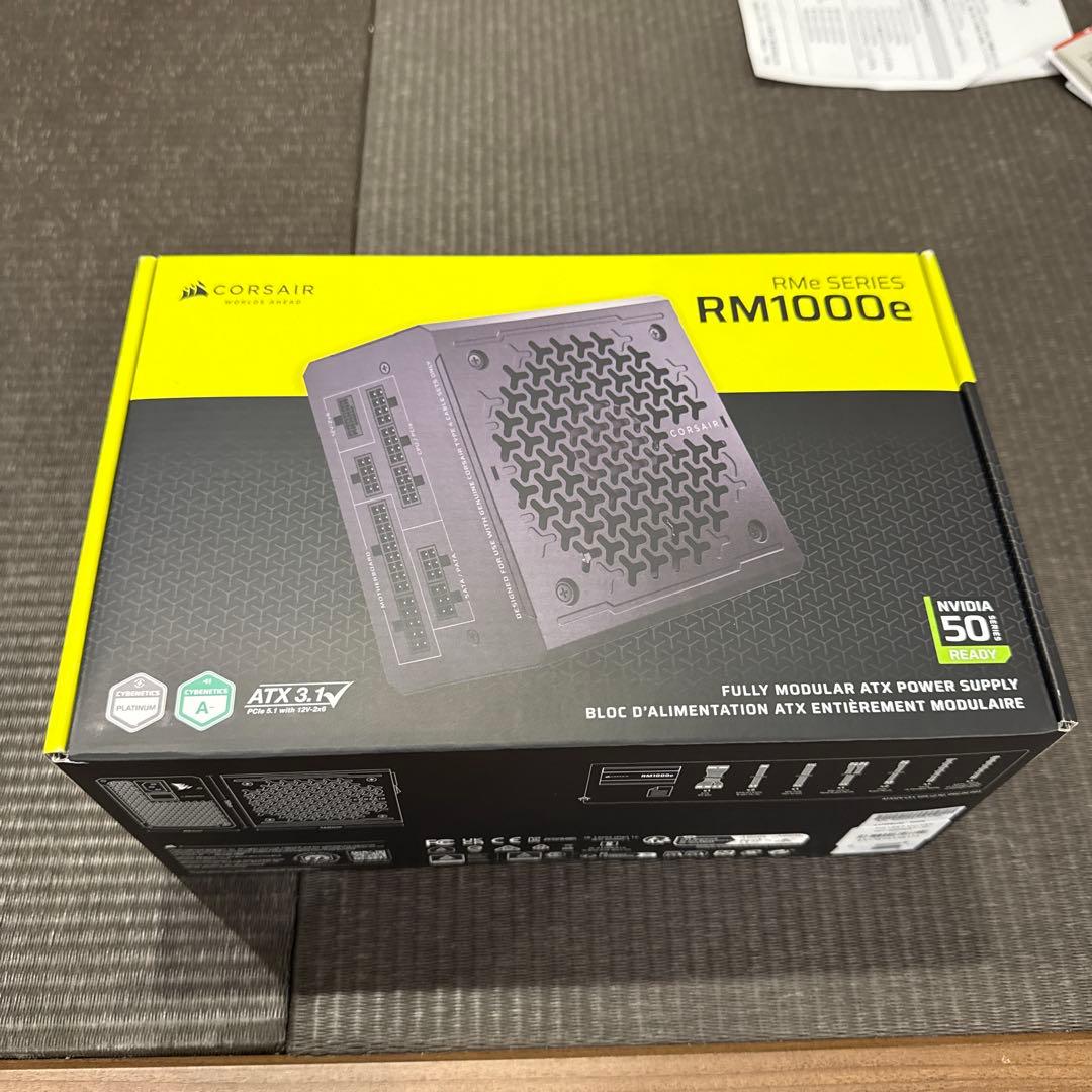 新品未開封　corsair RM1000e2025 電源1000w