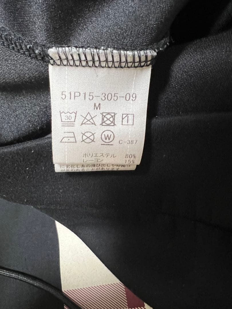 BLACK LABEL CRESTBRIDGEチェック柄パーカー Mサイズ　黒