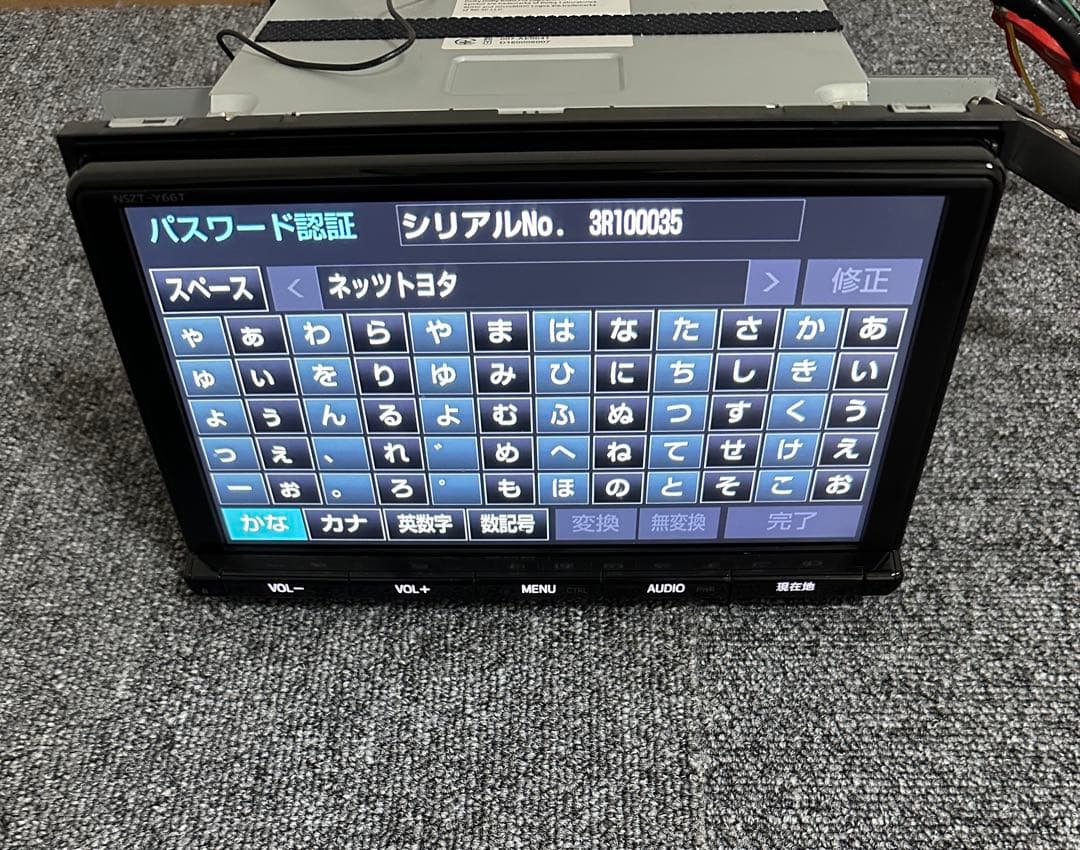 カーナビ TOYOTA NSZT-Y66T
