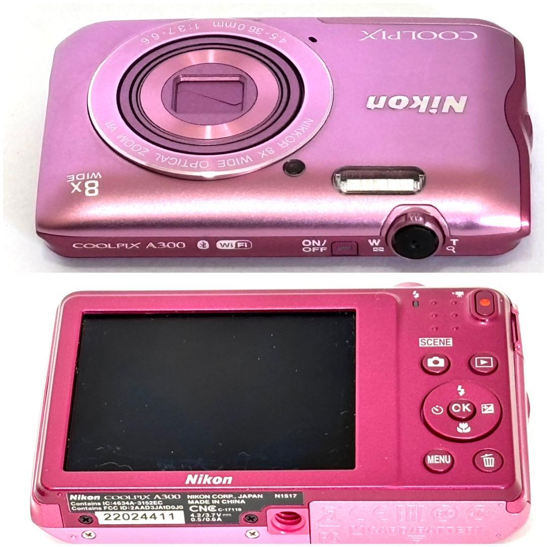 Nikon coolpix A300 ニコン　デジカメ　SDカード付