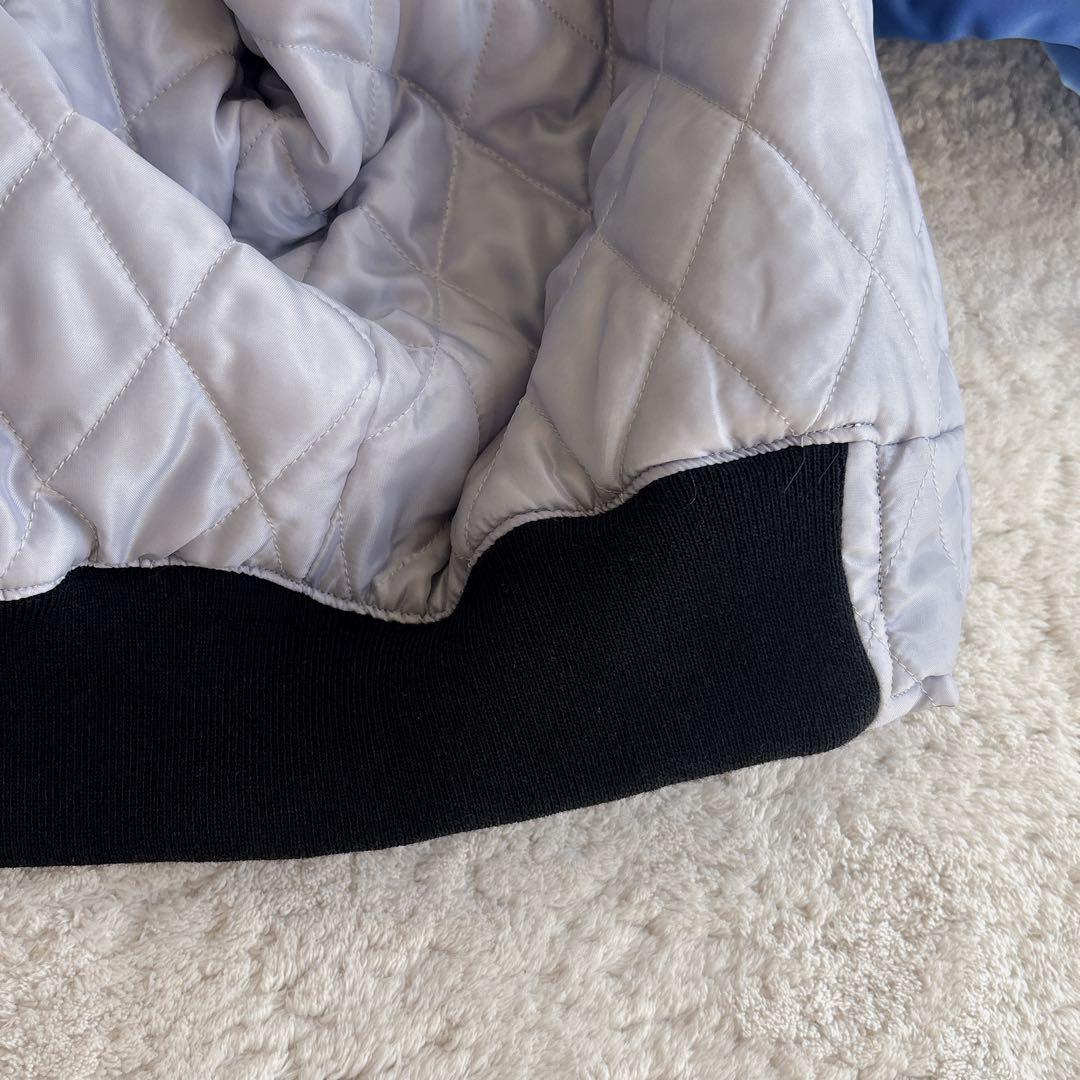 【希少】ファースト商会　スカジャン ブルードラゴン 美品　刺繍 サテン