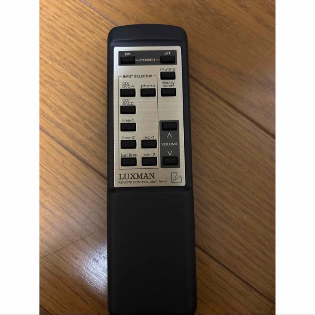 LUXMAN ラックスマ L-505sII プリメインアンプ、リモコン付きです。