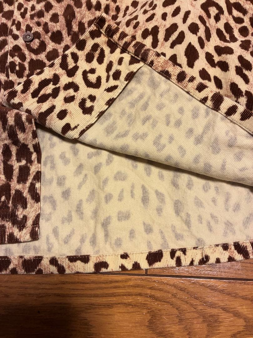 テンダーロイン レオパード コーデュロイ TENDERLOIN シャツ　M