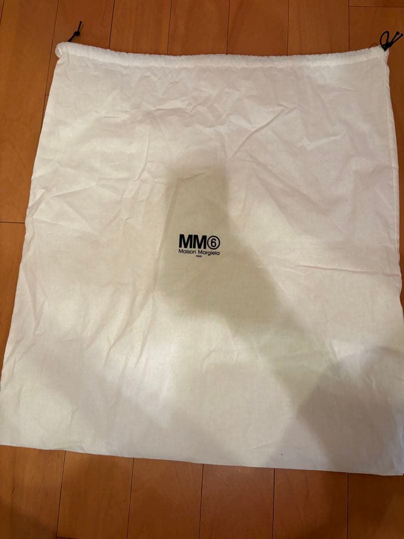 MM6 メゾンマルジェラ 黒 フェイクレザー バッグ