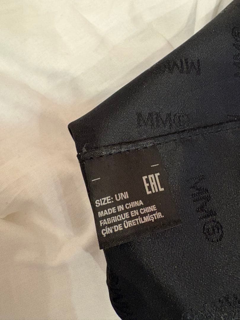 MM6 メゾンマルジェラ 黒 フェイクレザー バッグ