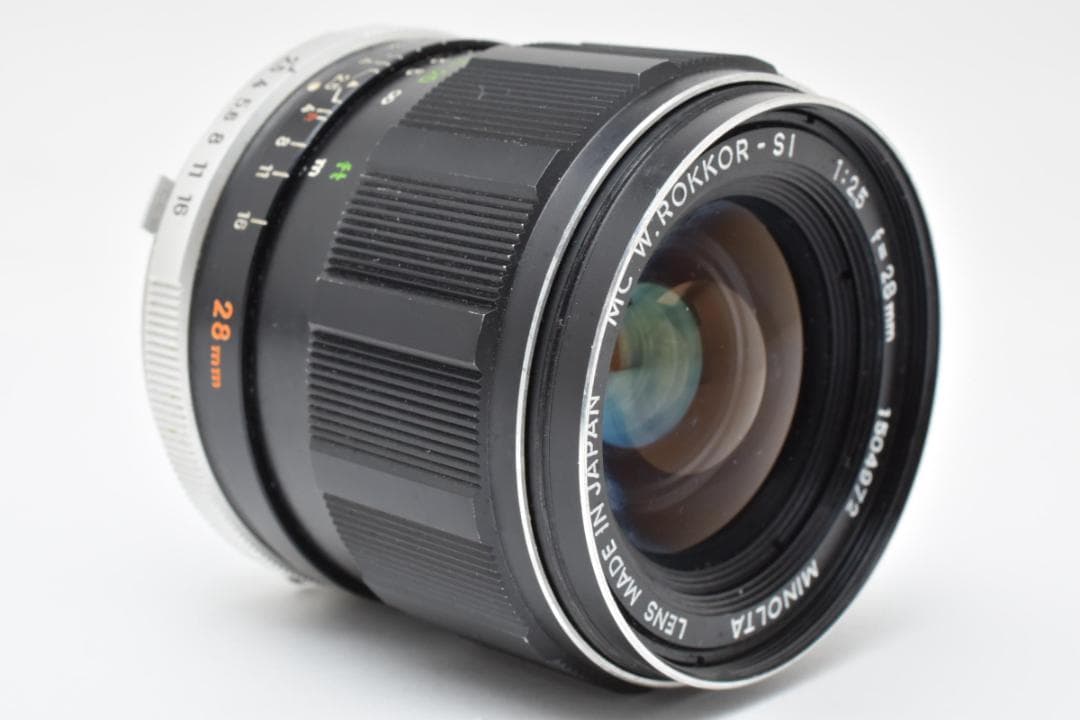 ミノルタ ROKKOR F2.5 28mm+MD 100-300mm F5.6