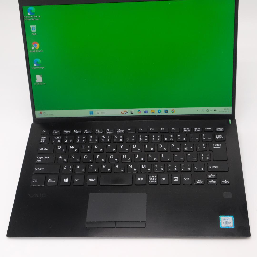 Windowsノート本体 SONY VAIO i5 8GB SSD256GB FHD Win11