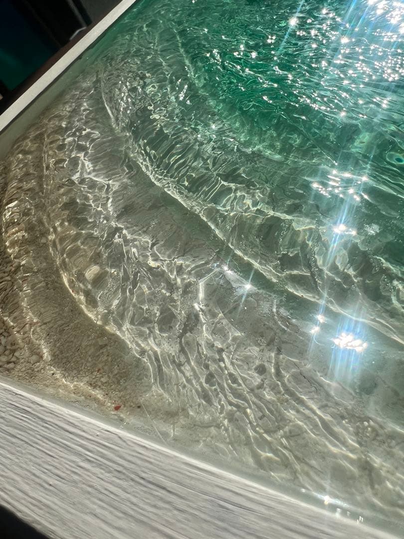 【レジンアート】波紋アート／B4パネル／壁掛け可能