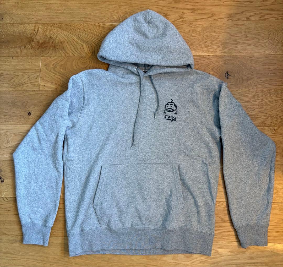 たまごっち × A BATHING APE パーカー グレー XL