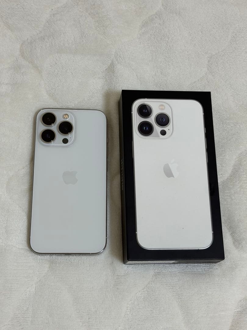 バッテリー100% iPhone13Pro シルバー 128GB 箱あり