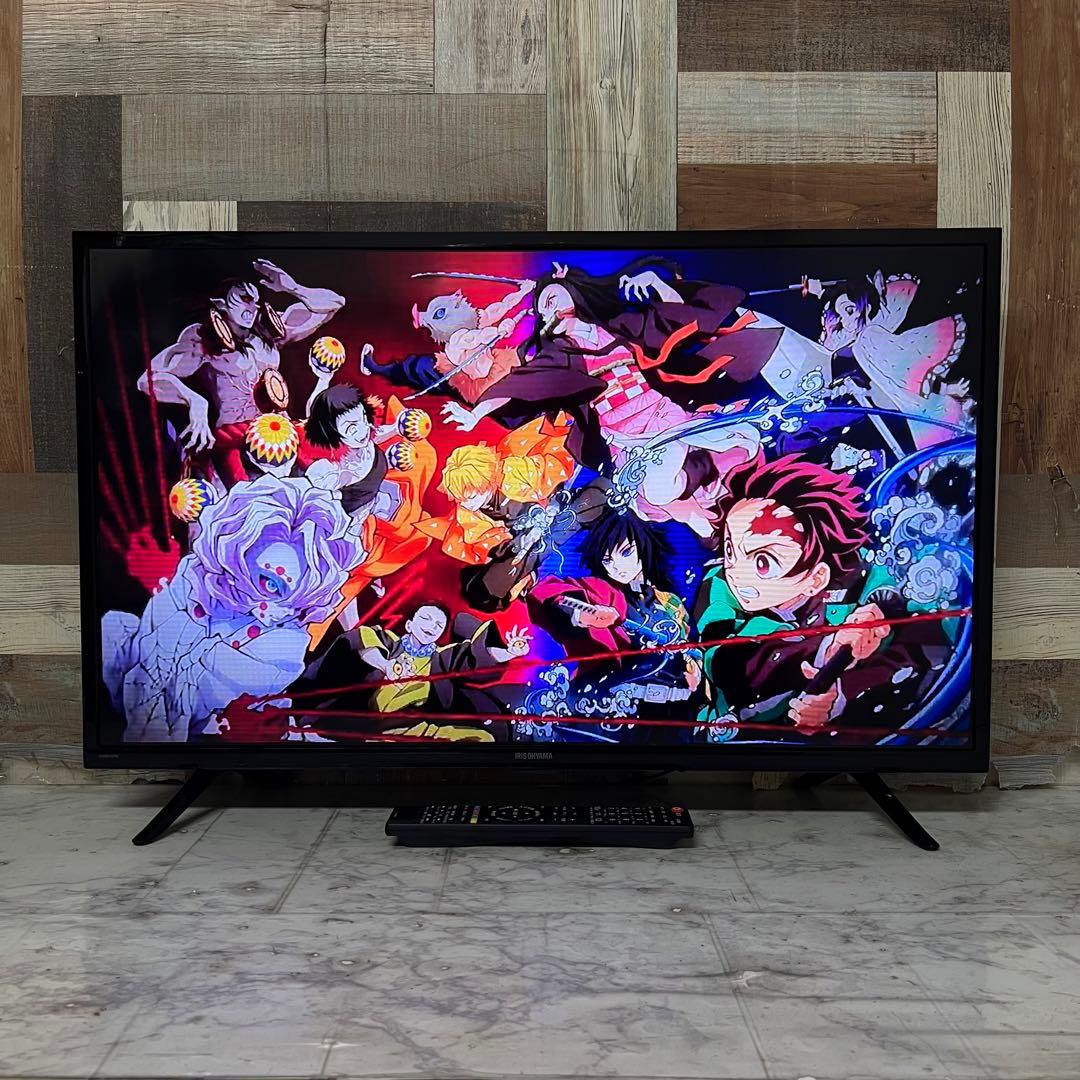 即日受渡❣️全国送料込去年購入アイリスオーヤマ32型 Wチューナー新品リモコン付