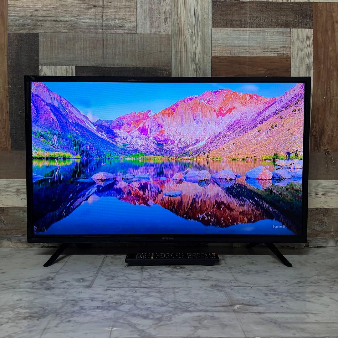 即日受渡❣️全国送料込去年購入アイリスオーヤマ32型 Wチューナー新品リモコン付