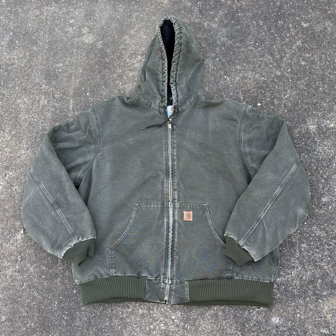 carhartt アクティブジャケット　モスグリーン