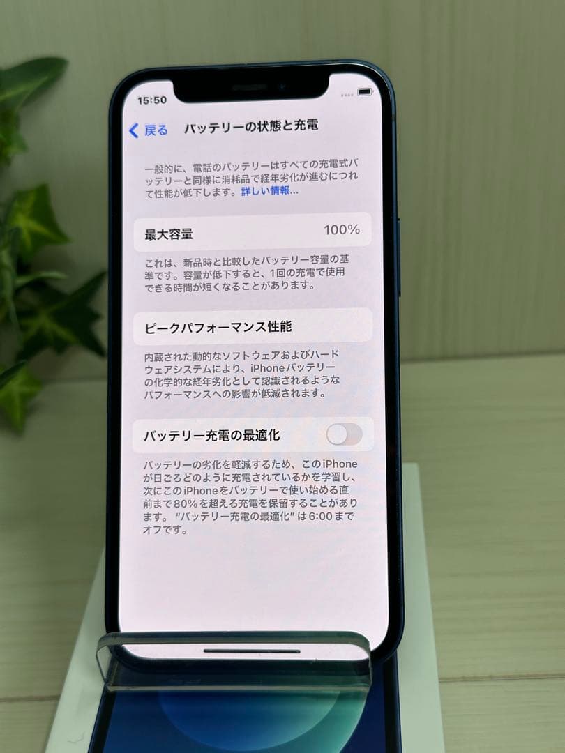 ✅✨iPhone 12 mini❣️純正バッテリー100％