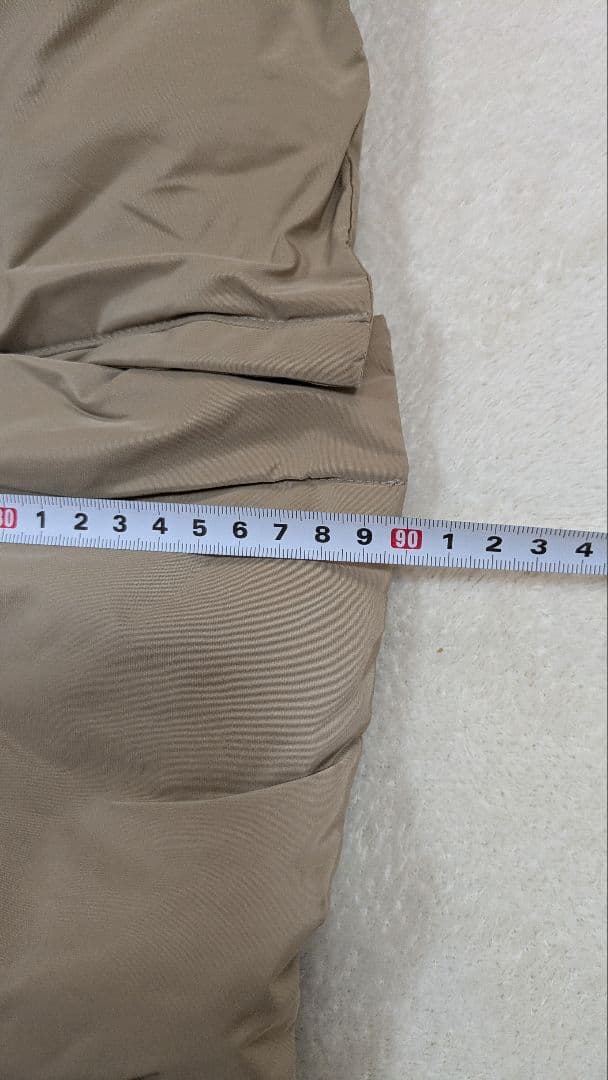 スーパービューティー　ダウンコート　ベージュサイズ42