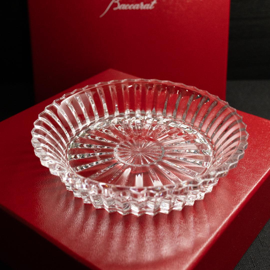 チェリー様【未使用】Baccarat バカラ プレート ミルニュイ　ディッシュ