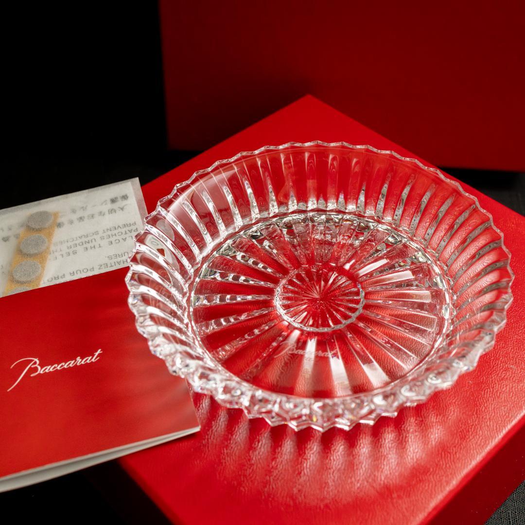 チェリー様【未使用】Baccarat バカラ プレート ミルニュイ　ディッシュ