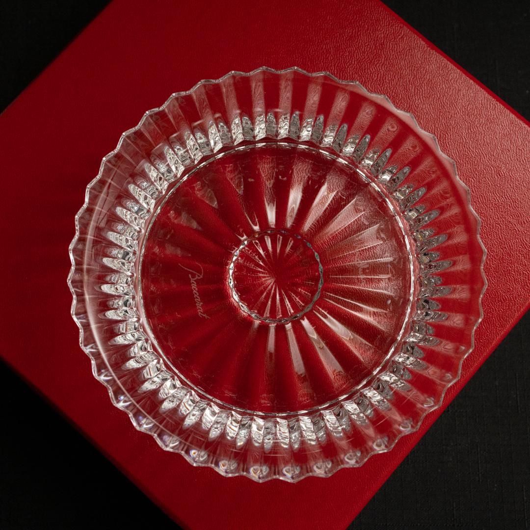 チェリー様【未使用】Baccarat バカラ プレート ミルニュイ　ディッシュ