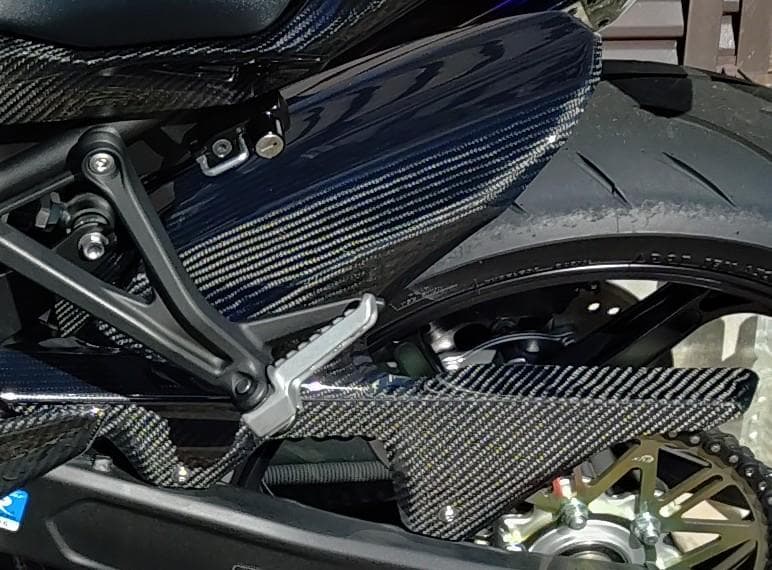 ZX-25R マジカルレーシング 綾織り艶あり カーボンリアフェンダー