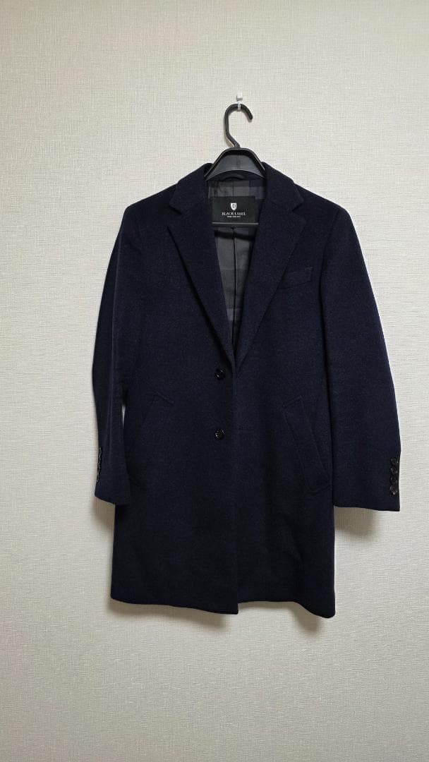 【値下げ中】BLACK LABEL /シングルブレスト チェスターコート/