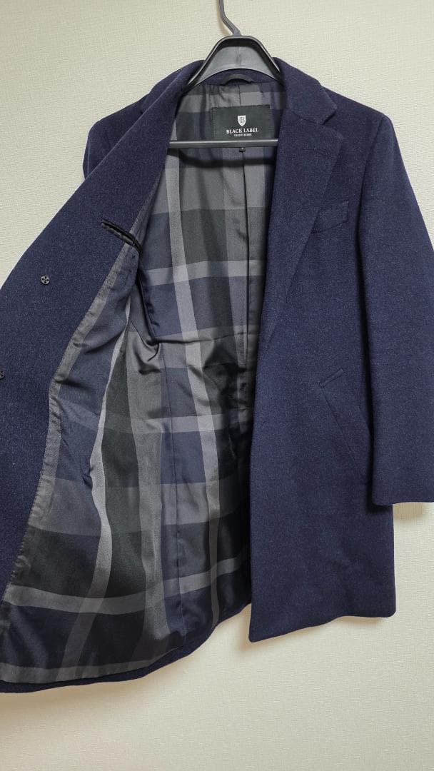 【値下げ中】BLACK LABEL /シングルブレスト チェスターコート/