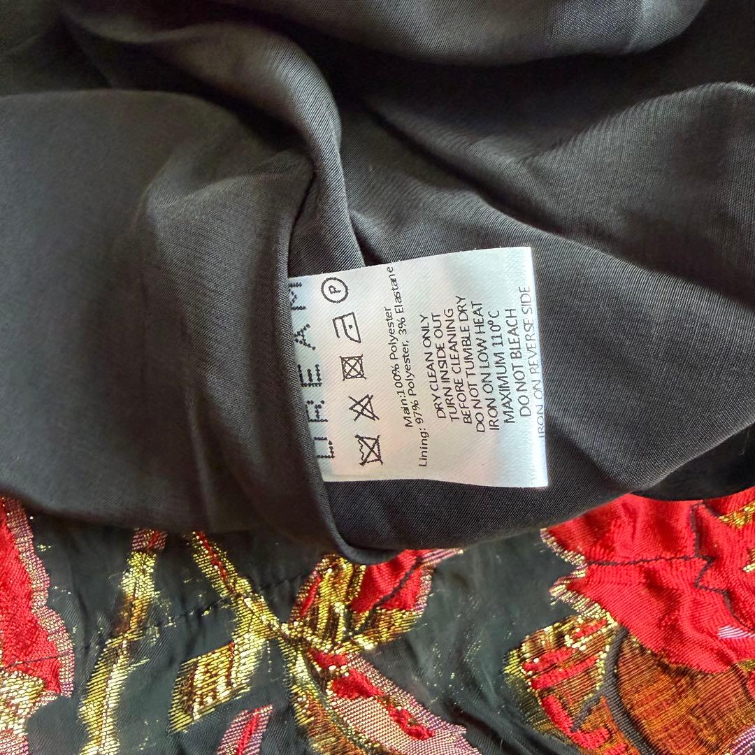 未使用級✨DREAM sister janeジャガードワンピース S 総柄